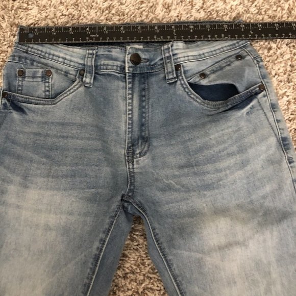 Bleecker + Mercer denim women's Jeans Skinny Fit size 29/30 Medium Wash - Picture 4 of 11